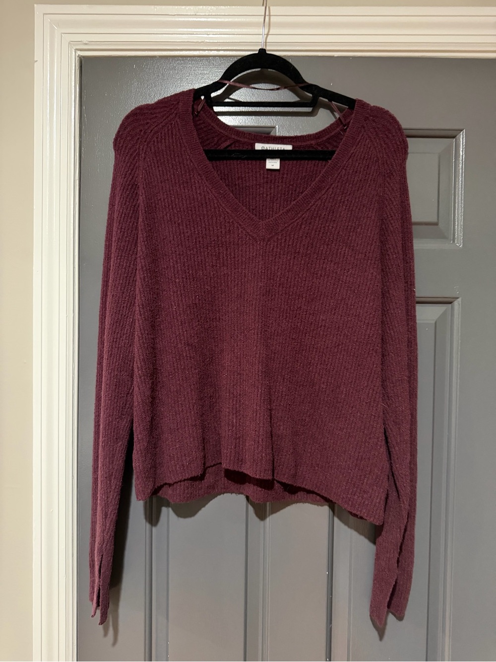 Athletes V-Neck Knit Sweater